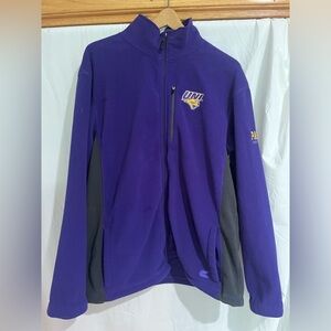 Colosseum, men’s size XL, UNI panthers, zip up jacket/ coat/ purple